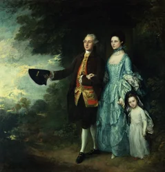 De heer en mevrouw George Byam en hun oudste dochter, Selina, c.1764
